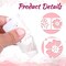 20PCS Flower Painting Stencils Set – Reusable Botanical Templates for Crafts, Wood, Rocks, Canvas, Fabric, Glass, Pottery & DIY Home Decor Art Projects